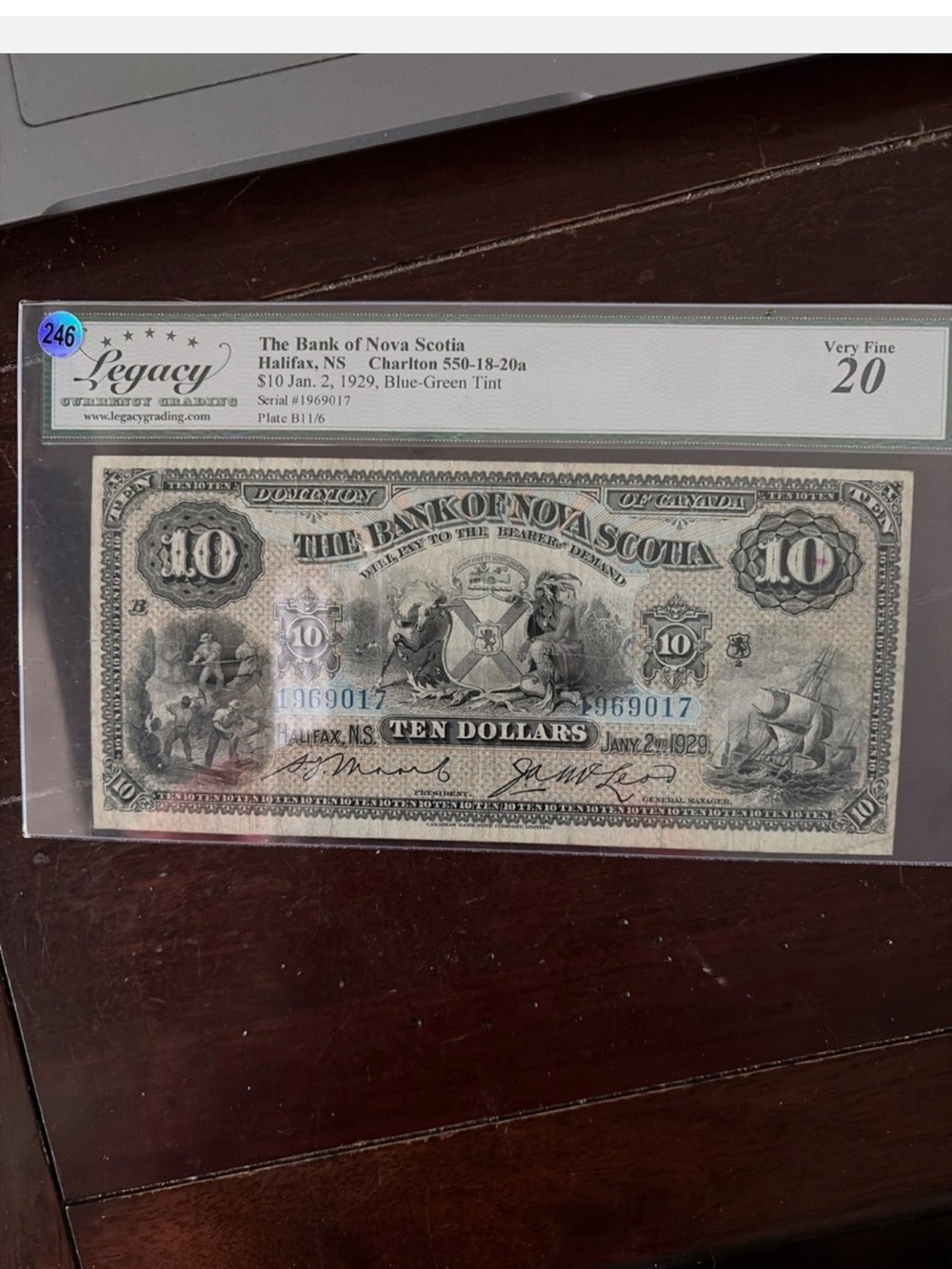 RARE BANK OF NOVA SCOTIA $10 BANKNOTE – COLLECTOR’S ITEM